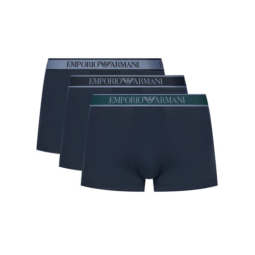 Emporio Armani Underwear Komplet 3 par bokserek EM000259 AF10779 MB254 Granatowy ze sklepu MODIVO w kategorii Majtki męskie - zdjęcie 185519594
