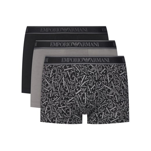 Emporio Armani Underwear Komplet 3 par bokserek EM000370 AF10779 MC198 Szary ze sklepu MODIVO w kategorii Majtki męskie - zdjęcie 185519652