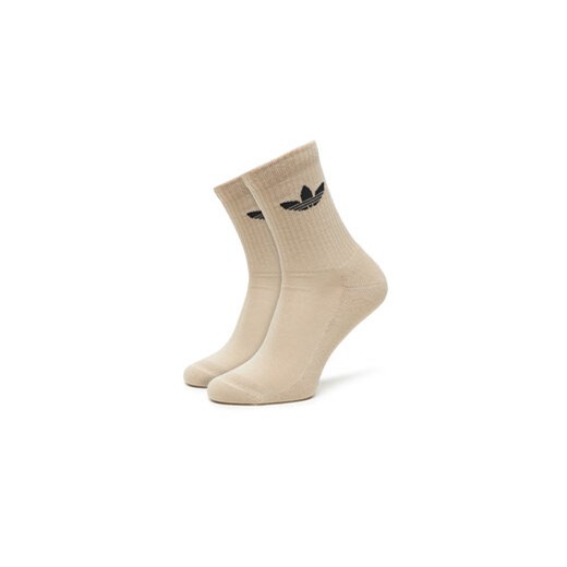 Zestaw 6 par wysokich skarpet unisex adidas Trefoil Cushion JY2680 Kolorowy 37_39 eobuwie.pl