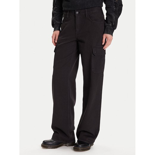 G-Star Raw Spodnie materiałowe Judee D24673-E078 Czarny Relaxed Fit ze sklepu MODIVO w kategorii Spodnie damskie - zdjęcie 185521573