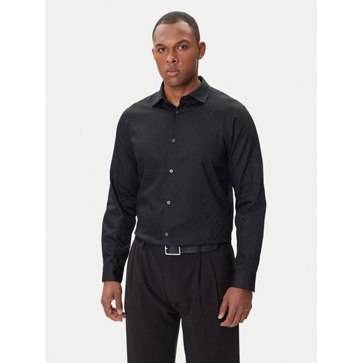 Armani Exchange Koszula XM001142 AF13131 FC022 Czarny Regular Fit ze sklepu MODIVO w kategorii Koszule męskie - zdjęcie 185521583