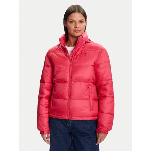 Tommy Jeans Kurtka zimowa DW0DW21619 Czerwony Relaxed Fit ze sklepu MODIVO w kategorii Kurtki damskie - zdjęcie 185521660
