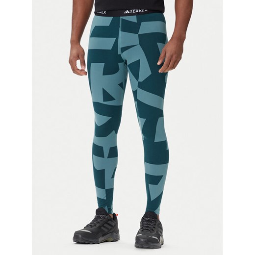 adidas Bielizna termoaktywna dolna Multi Synthetic Base Layer JP2757 Zielony Slim Fit ze sklepu MODIVO w kategorii Bielizna termoaktywna męska - zdjęcie 185521664