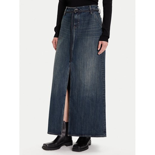 G-Star Raw Spódnica jeansowa D25979-D577 Granatowy Baggy Fit ze sklepu MODIVO w kategorii Spódnice - zdjęcie 185521670