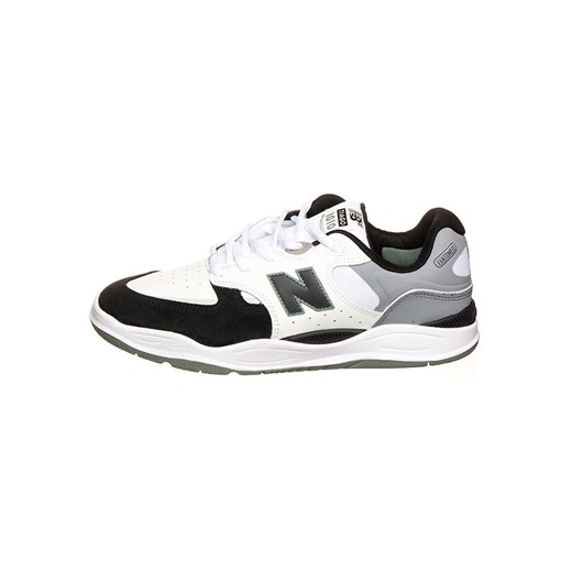 New Balance Skórzane sneakersy &quot;Numeric Skateboarding&quot; w kolorze biało-czarno-szarym ze sklepu Limango Polska w kategorii Buty sportowe męskie - zdjęcie 185522713