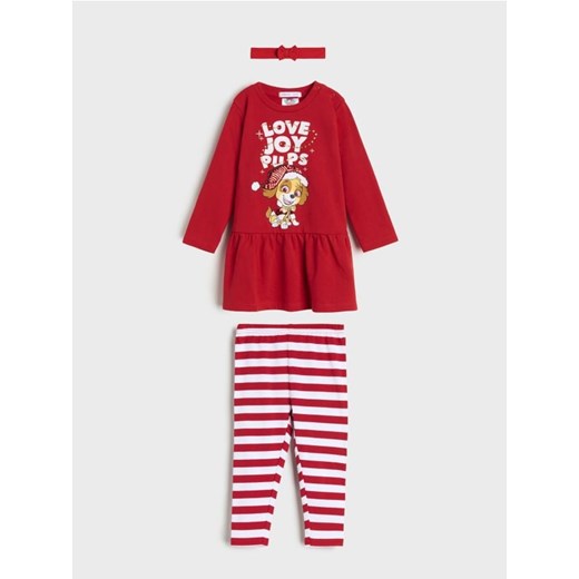 Sinsay - Komplet dzianinowy PAW Patrol - czerwony ze sklepu Sinsay w kategorii Komplety niemowlęce - zdjęcie 185524072