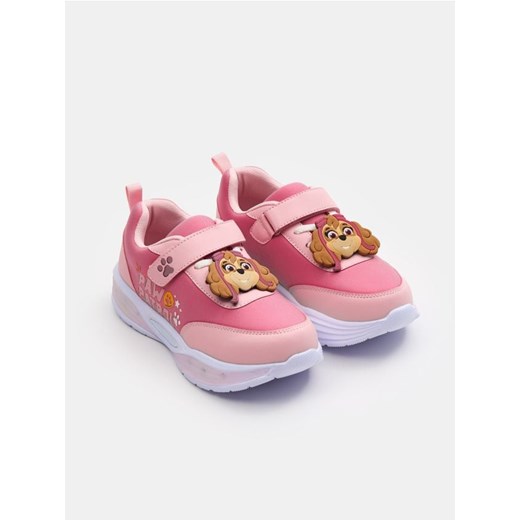 Sinsay - Sneakersy LED z elastycznymi sznurówkami PAW Patrol - różowy ze sklepu Sinsay w kategorii Buty sportowe dziecięce - zdjęcie 185524094
