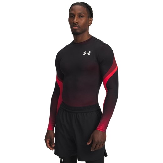 Męski longsleeve treningowy Under Armour UA Heatgear Sub Crew LS - czerwona ze sklepu Sportstylestory.com w kategorii T-shirty męskie - zdjęcie 185524651