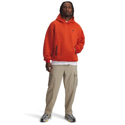 Męskie spodnie cargo Under Armour UA Unstoppable Textured Woven - beżowe ze sklepu Sportstylestory.com w kategorii Spodnie męskie - zdjęcie 185524671