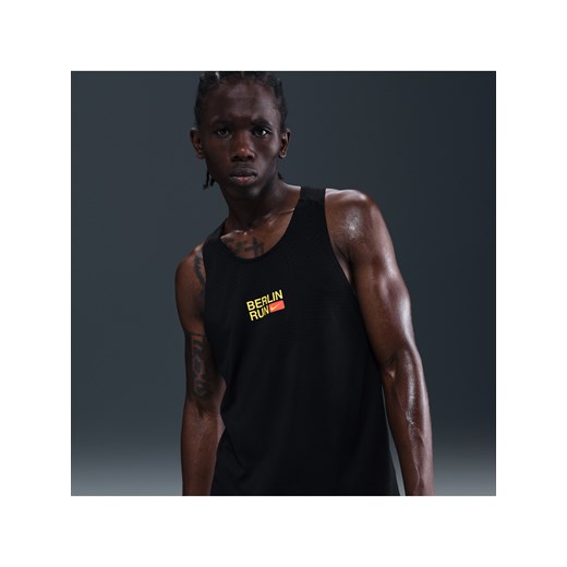 Męska koszulka bez rękawów do biegania Dri-FIT ADV Nike Stride - Czerń ze sklepu Nike poland w kategorii T-shirty męskie - zdjęcie 185525114