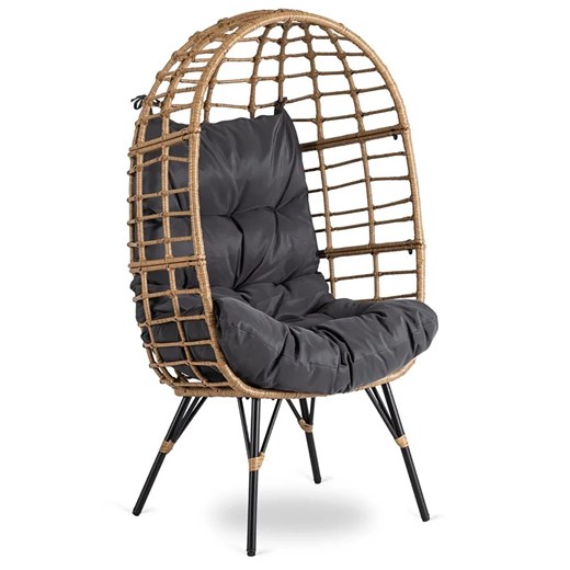 Nowoczesny rattanowy fotel ogrodowy Z2-T46 ze sklepu Edinos.pl w kategorii Fotele ogrodowe - zdjęcie 185526223