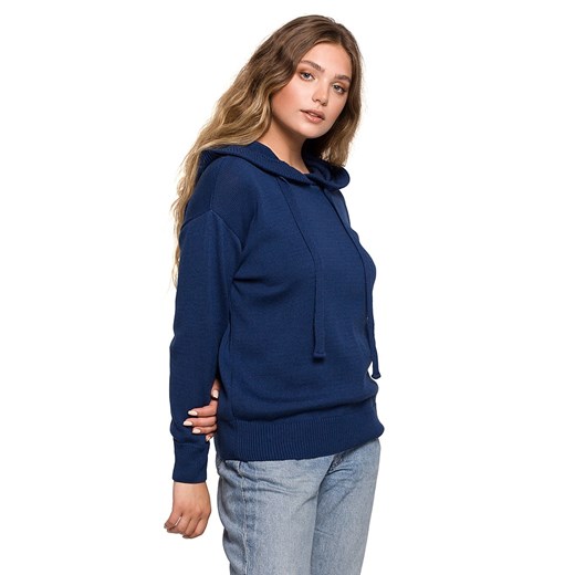 Be Wear Sweter w kolorze granatowym ze sklepu Limango Polska w kategorii Swetry damskie - zdjęcie 185527104