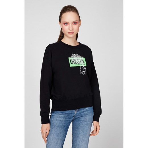Diesel Clothes Bluza w kolorze czarnym ze sklepu Limango Polska w kategorii Bluzy damskie - zdjęcie 185527151