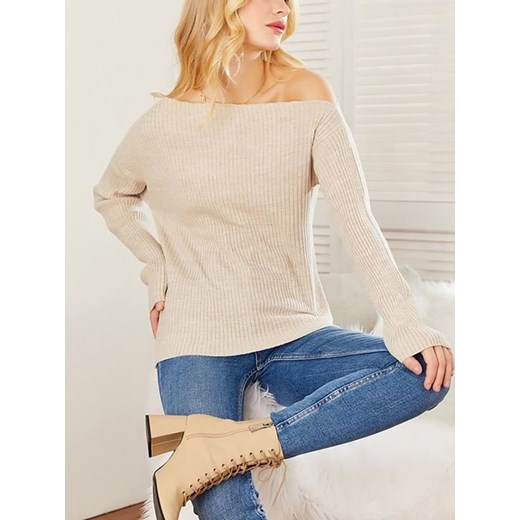 LA Angels Sweter w kolorze beżowym La Angels L okazja Limango Polska