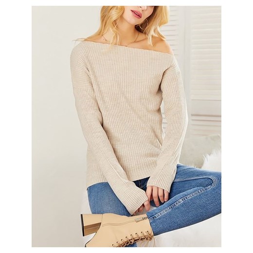 LA Angels Sweter w kolorze beżowym La Angels L promocja Limango Polska