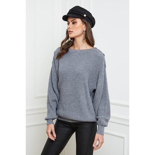 Joséfine Sweter &quot;Urbino&quot; w kolorze szarym Joséfine L wyprzedaż Limango Polska