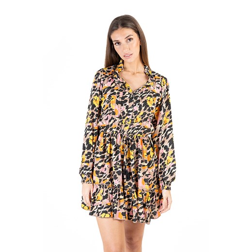 Isla Bonita by SIGRIS Sukienka w kolorze jasnoróżowo-czarno-żółtym ze sklepu Limango Polska w kategorii Sukienki - zdjęcie 185527510