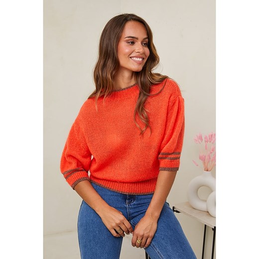 L'armoire de Suzette Sweter w kolorze pomarańczowym L'armoire De Suzette 34/36 Limango Polska wyprzedaż