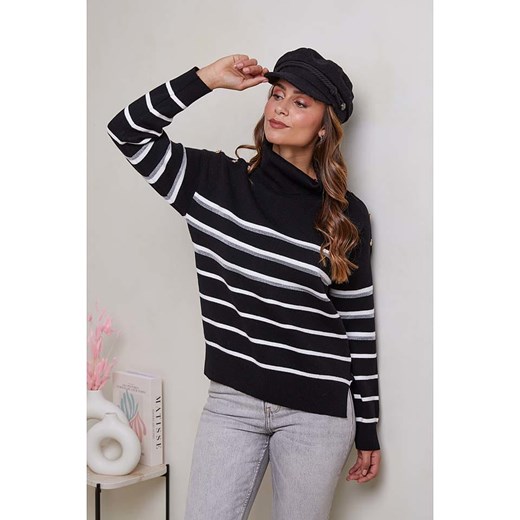 Soft Cashmere Golf w kolorze czarno-białym Soft Cashmere 38/40 promocyjna cena Limango Polska