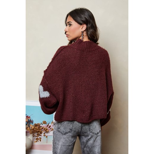 Joséfine Sweter w kolorze bordowym Joséfine L okazja Limango Polska