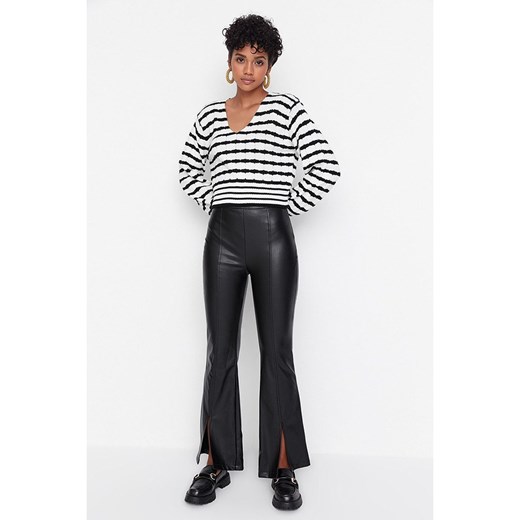 trendyol Spodnie w kolorze czarnym Trendyol 36 Limango Polska wyprzedaż