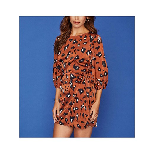 LA Angels Sukienka w kolorze jasnobrązowym La Angels L okazyjna cena Limango Polska