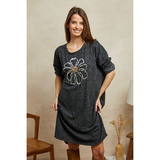 Plume Sukienka &quot;Beverly&quot; w kolorze antracytowym ze sklepu Limango Polska w kategorii Sukienki - zdjęcie 185529263