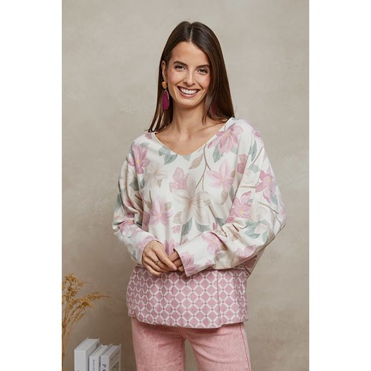 Plume Sweter &quot;Bouchka&quot; w kolorze kremowo-jasnoróżowym ze sklepu Limango Polska w kategorii Swetry damskie - zdjęcie 185529273