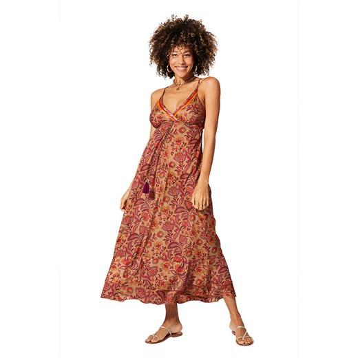 Aller Simplement Sukienka w kolorze jasnobrązowym ze sklepu Limango Polska w kategorii Sukienki - zdjęcie 185529753