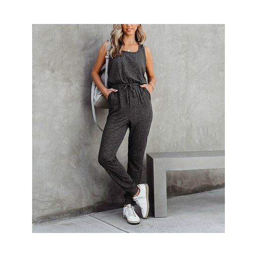 LA Angels Kombinezon w kolorze antracytowym ze sklepu Limango Polska w kategorii Kombinezony damskie - zdjęcie 185529790