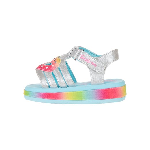 Skechers Sandały &quot;Sunshines&quot; w kolorze srebrnym ze wzorem ze sklepu Limango Polska w kategorii Sandały dziecięce - zdjęcie 185530321