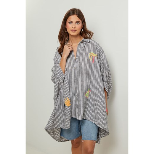 Lin Passion Tunika w kolorze szarym ze sklepu Limango Polska w kategorii Bluzki damskie - zdjęcie 185530403