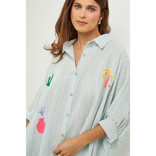 Lin Passion Tunika w kolorze miętowym Lin Passion 34/36 wyprzedaż Limango Polska