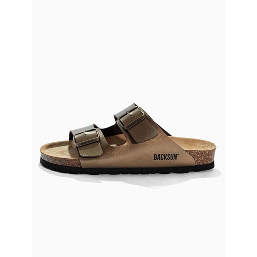 BACKSUN Klapki &quot;Bali&quot; w kolorze złotym 37 okazja Limango Polska