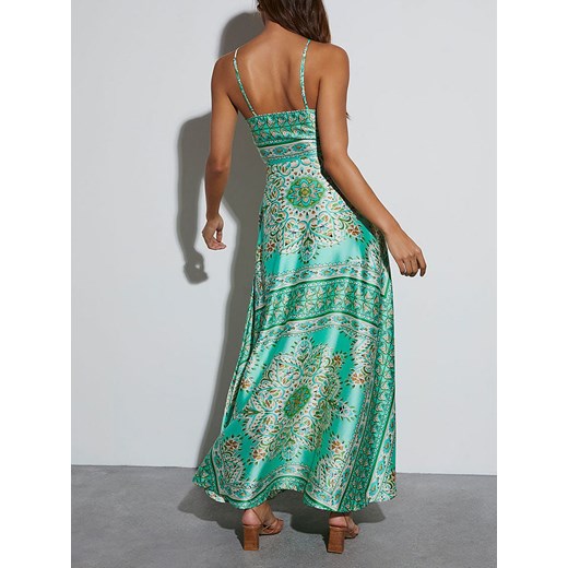 LA Angels Sukienka w kolorze miętowo-kremowym La Angels XL okazyjna cena Limango Polska