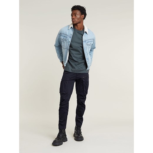 G-Star Koszulka w kolorze niebieskoszarym ze sklepu Limango Polska w kategorii T-shirty męskie - zdjęcie 185530661