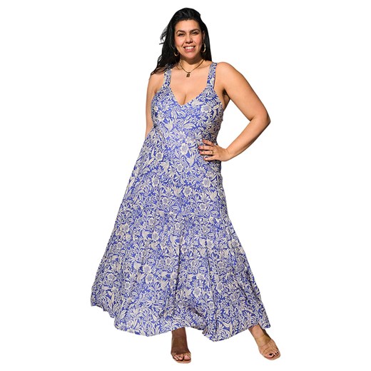 Aller Simplement Sukienka w kolorze niebiesko-białym ze sklepu Limango Polska w kategorii Sukienki - zdjęcie 185531131