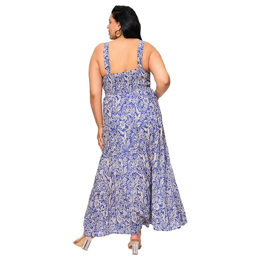 Aller Simplement Sukienka w kolorze niebiesko-białym Aller Simplement 42/44 Limango Polska promocja