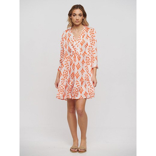 BLE Sukienka w kolorze pomarańczowo-białym ze sklepu Limango Polska w kategorii Sukienki - zdjęcie 185531530