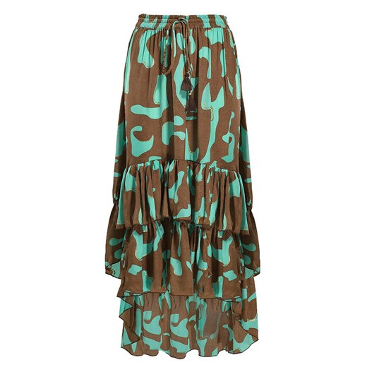 BLE Spódnica w kolorze turkusowo-jasnobrązowym ze sklepu Limango Polska w kategorii Spódnice - zdjęcie 185531544