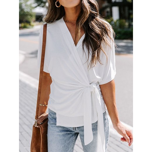 LA Angels Koszulka w kolorze białym ze sklepu Limango Polska w kategorii Bluzki damskie - zdjęcie 185531552