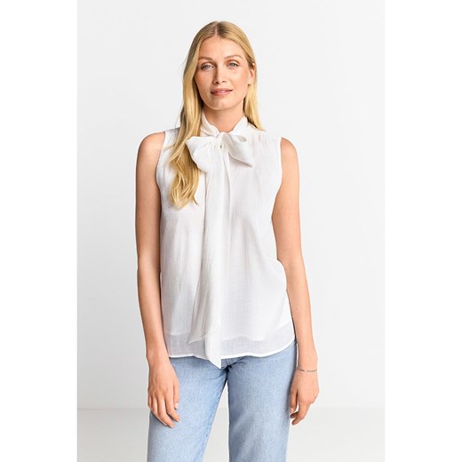 Rich &amp; Royal Bluzka w kolorze białym Rich & Royal 38 Limango Polska wyprzedaż