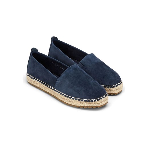 Marc O´Polo Skórzane espadryle w kolorze granatowym ze sklepu Limango Polska w kategorii Espadryle damskie - zdjęcie 185532024