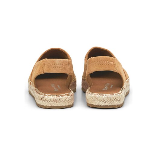 Marc O´Polo Skórzane espadryle w kolorze jasnobrązowym 36 okazyjna cena Limango Polska