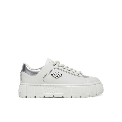 Sneakersy REPLAY GWZ7G .000.C0001L Biały ze sklepu eobuwie.pl w kategorii Buty sportowe damskie - zdjęcie 185532241