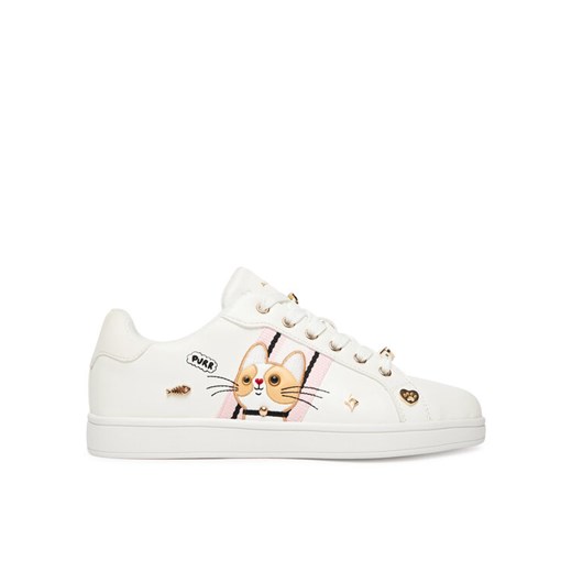 Sneakersy Aldo Catsneakers 14043825 Biały ze sklepu eobuwie.pl w kategorii Buty sportowe damskie - zdjęcie 185532243