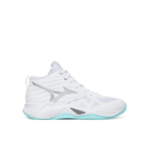 Buty halowe Mizuno Wave Momentum Pro Mid V1GC2545 Biały ze sklepu eobuwie.pl w kategorii Buty sportowe damskie - zdjęcie 185532262