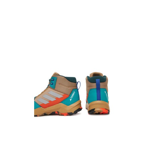 Trekkingi adidas Terrex Ax4r Mid JP9993 Brązowy 34 eobuwie.pl