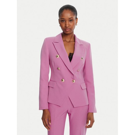 Rinascimento Marynarka CFC0126227003 Różowy Slim Fit ze sklepu MODIVO w kategorii Marynarki damskie - zdjęcie 185533202