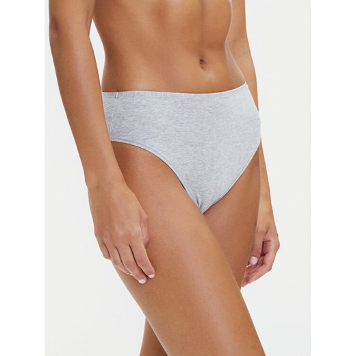Hunkemöller Figi klasyczne z wysokim stanem 302033 Szary ze sklepu MODIVO w kategorii Majtki damskie - zdjęcie 185533281